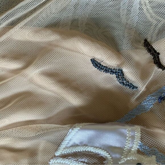 ZARA TAN TULLE MIDI SKIRT - Picture 11 of 14